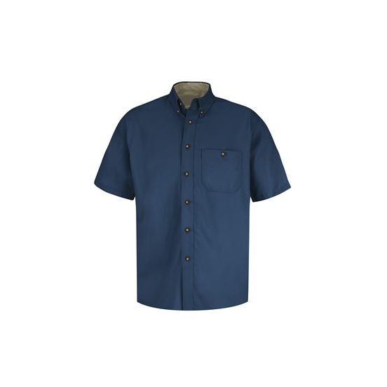 Red Kap SC64 Men's Short Sleeve 100% Cotton Dress Shirt