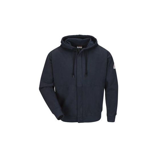 Bulwark SEH4 Men's Zip-Front Hooded Sweatshirt