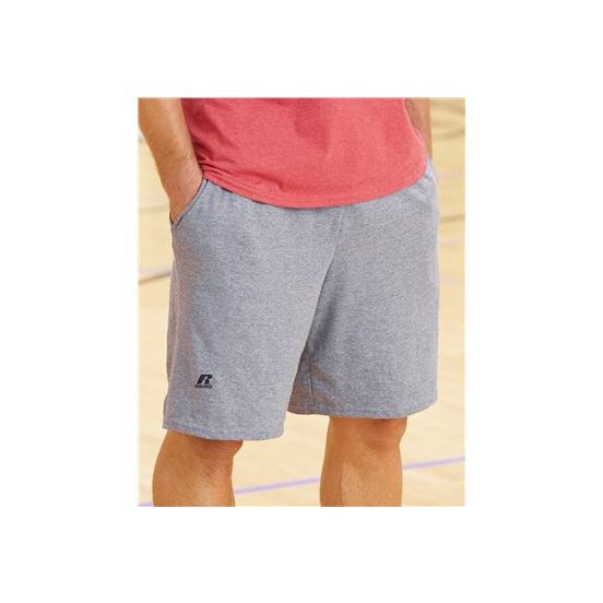 Russell Athletic 25843M Men's Cotton Classic Jersey Shorts with Pockets