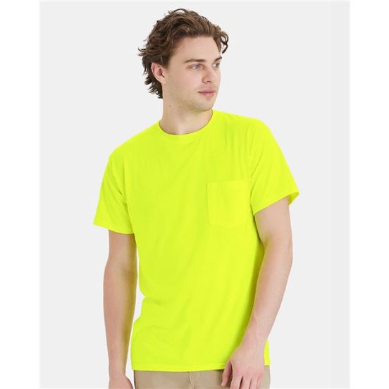 Hanes W110 Unisex Workwear Pocket T-Shirt