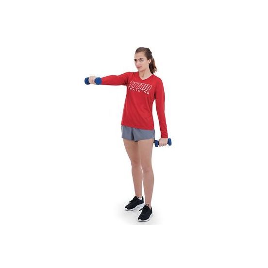 Augusta Sportswear 2797 Women's Attain Wicking Long Sleeve V-Neck T-Shirt
