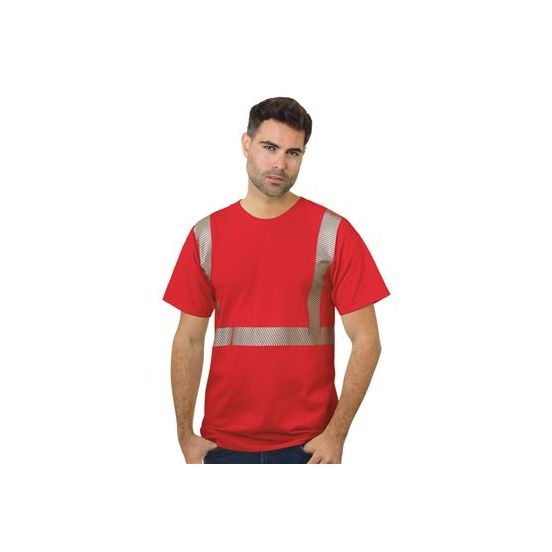 Bayside 3700 Unisex USA-Made Hi-Visibility Comfort Trim T-Shirt
