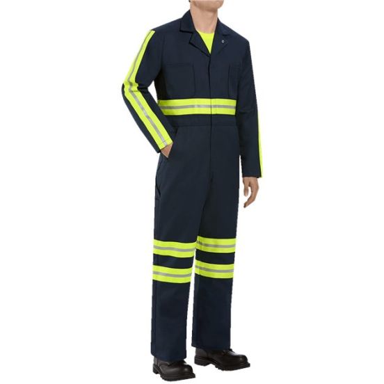 Red Kap CT10EN Men's Enhanced Visibility Action Back Coverall