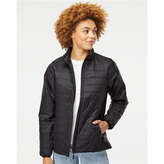 Independent Trading Co. EXP200PFZ Women's Puffer Jacket