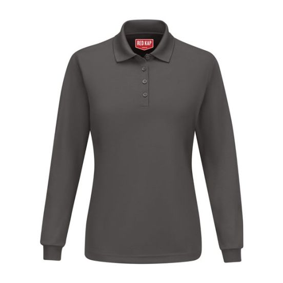 Red Kap SK7L Women's Long Sleeve Performance Knit Polo