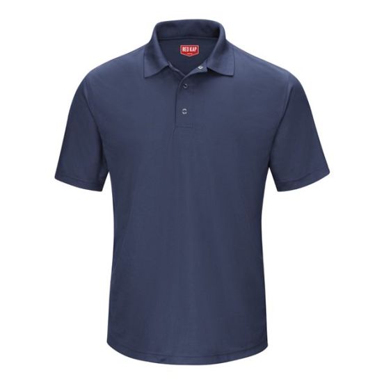 Red Kap SK74 Men's Performance Knit Gripper-Front Polo