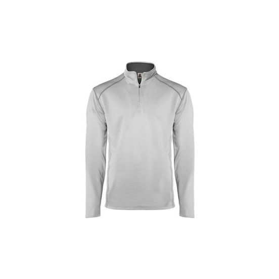 Badger 4438 Men's Money Mesh Quarter-Zip Pullover