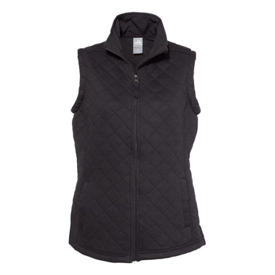 J. America 8892 Women’s Quilted Full-Zip Vest