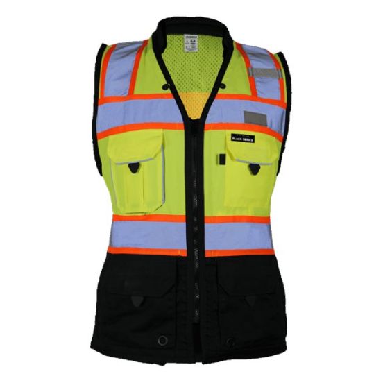 Kishigo S5021-5022 Women's Premium Black Series® Heavy Duty Surveyors Vest