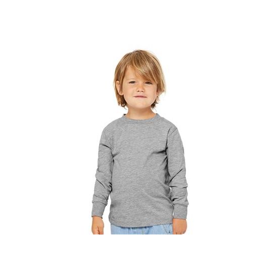 BELLA + CANVAS 3501T Toddler Jersey Long Sleeve Tee