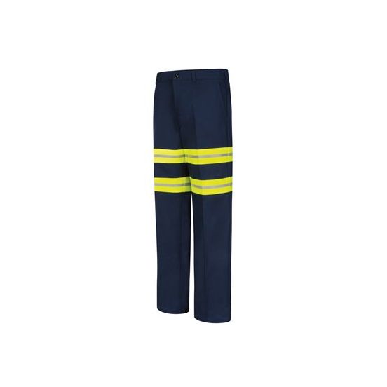 Red Kap PC20E Men's Enhanced Visibility Wrinkle-Resistant Cotton Pants
