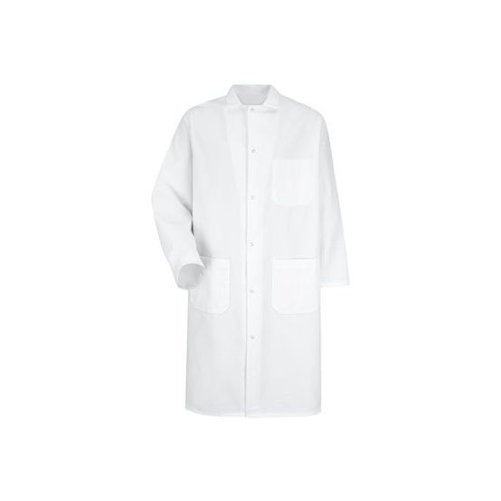 Red Kap 4004 Unisex Gripper - Front Butcher Frock - Interior Chest Pocket