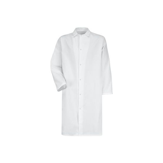 Red Kap 4006 Unisex Gripper - Front Butcher Frock - No Pockets
