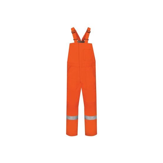 Bulwark BLCS Men's Deluxe Insulated Bib Overall with Reflective Trim - EXCEL FR® ComforTouch