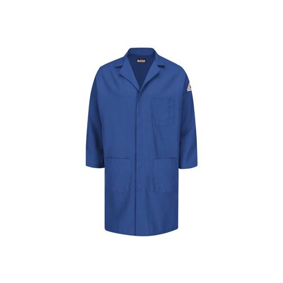 Bulwark KNL6 Men's Concealed Snap Front Lab Coat - Nomex® IIIA - 6 oz.