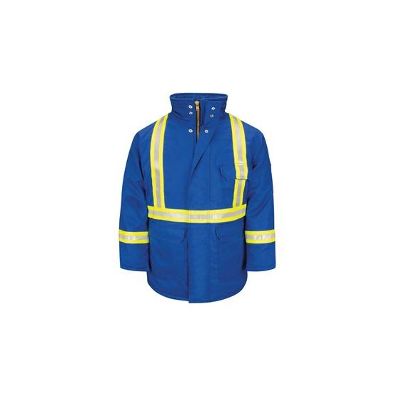 Bulwark JLPC Men's Deluxe Parka With Reflective Trim - EXCEL FR® ComforTouch