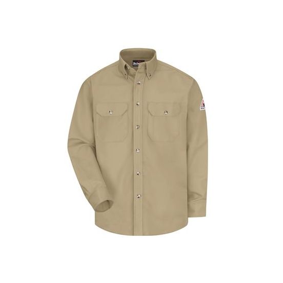 Bulwark SLU2T Men's Tall Dress Uniform Shirt - Excel FR ComforTouch - 7 oz.
