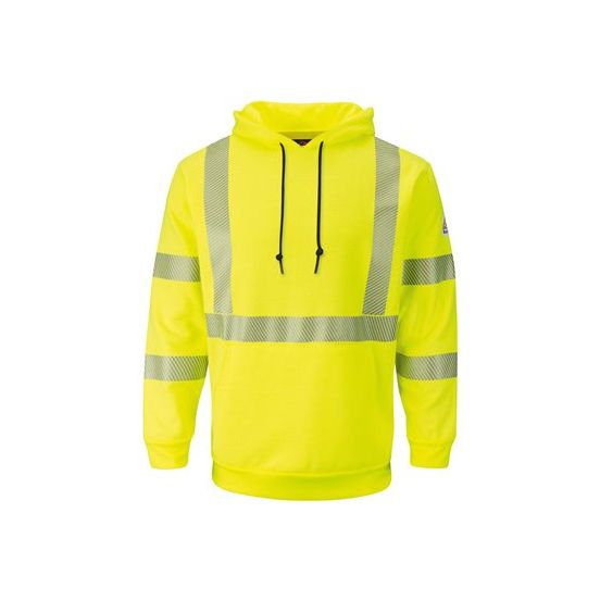 Bulwark SMH4 Men's Hi-Visibility Hooded Sweatshirt