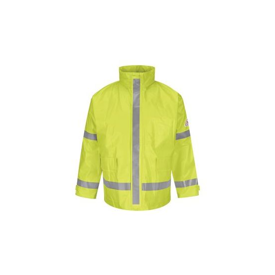 Bulwark JXN6 Men's Hi-Visibility Flame-Resistant Rain Jacket