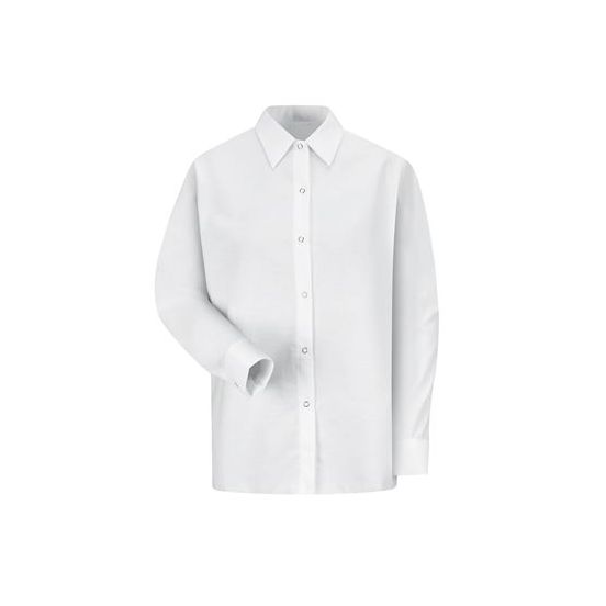 Red Kap SP15 Women's Long Sleeve Specialized Pocketless Poplin Work Shirt