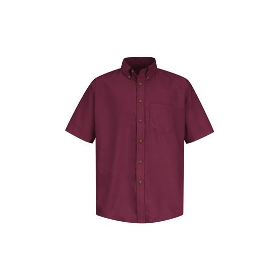 Red Kap SP80T Men's Tall Poplin Short Sleeve Dress Shirt