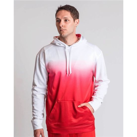 Badger 1403 Unisex Ombre Hooded Sweatshirt