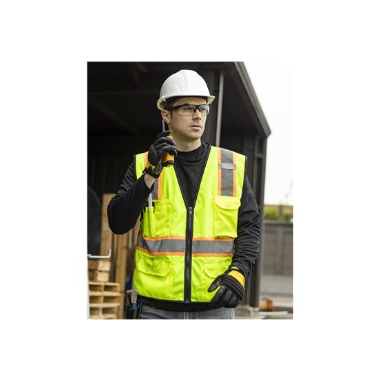 Kishigo 1580-1581 Unisex 6 Pocket Contrast Class 2 Vest