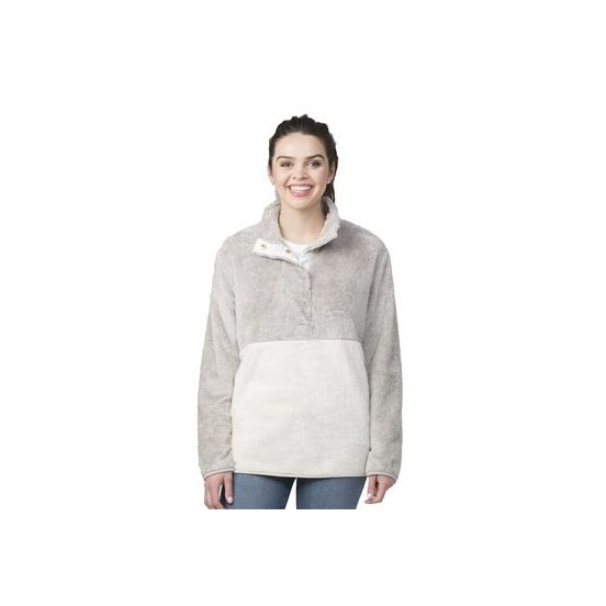 Boxercraft FZ01 Unisex Fuzzy Half-Snap Fleece Pullover