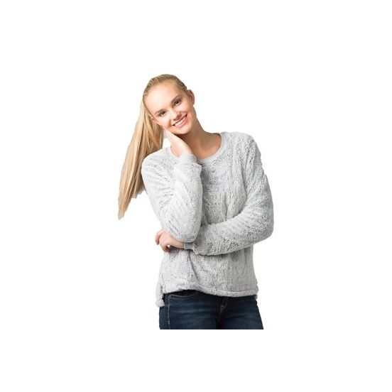 Boxercraft FZ03 Women's Fuzzy Crewneck Fleece