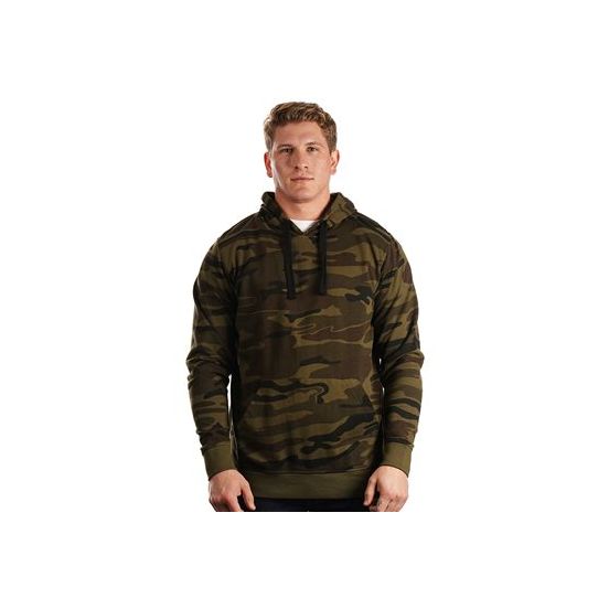 Burnside 8605 Men's Enzyme-Washed French Terry Hooded Sweatshirt