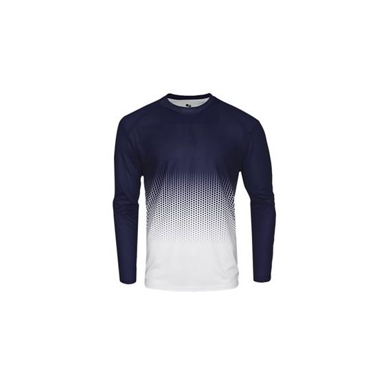 Badger 2224 Youth Hex 2.0 Long Sleeve T-Shirt