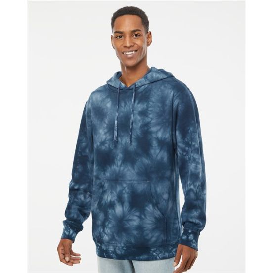 Independent Trading Co. PRM4500TD Unisex Midweight Tie-Dyed Hooded Sweatshirt